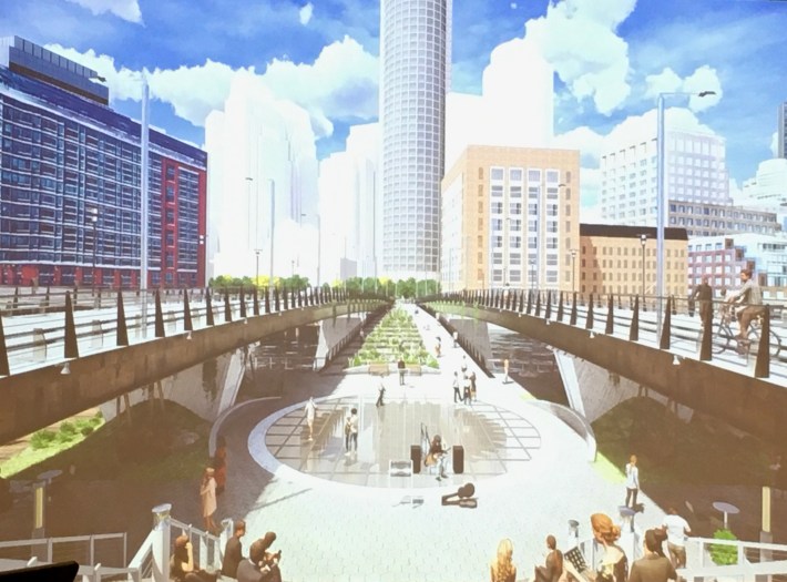 Northern Avenue Bridge rendering