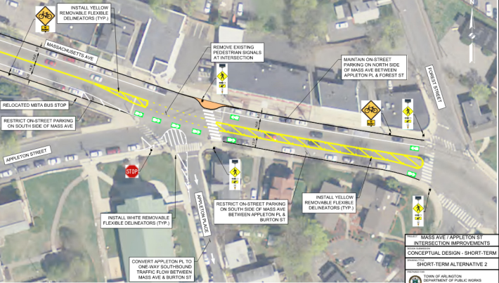 Appleton-Mass. Ave. safety improvements alternative 2