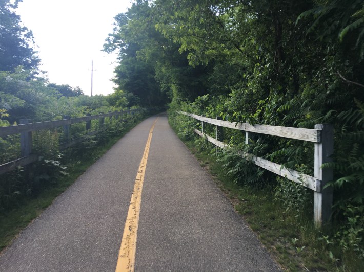 The Amesbury Riverwalk. Photo by Juliana Cherston.