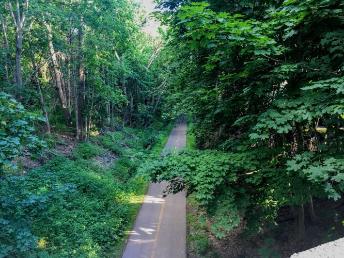 The Amesbury Riverwalk. Photo by Juliana Cherston.