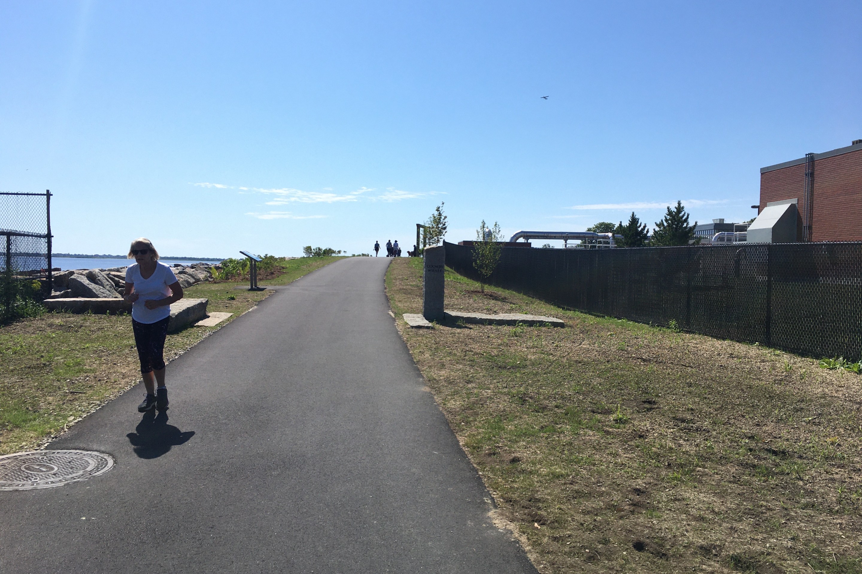 Clipper City Rail Trail waterfront path in Newburyport