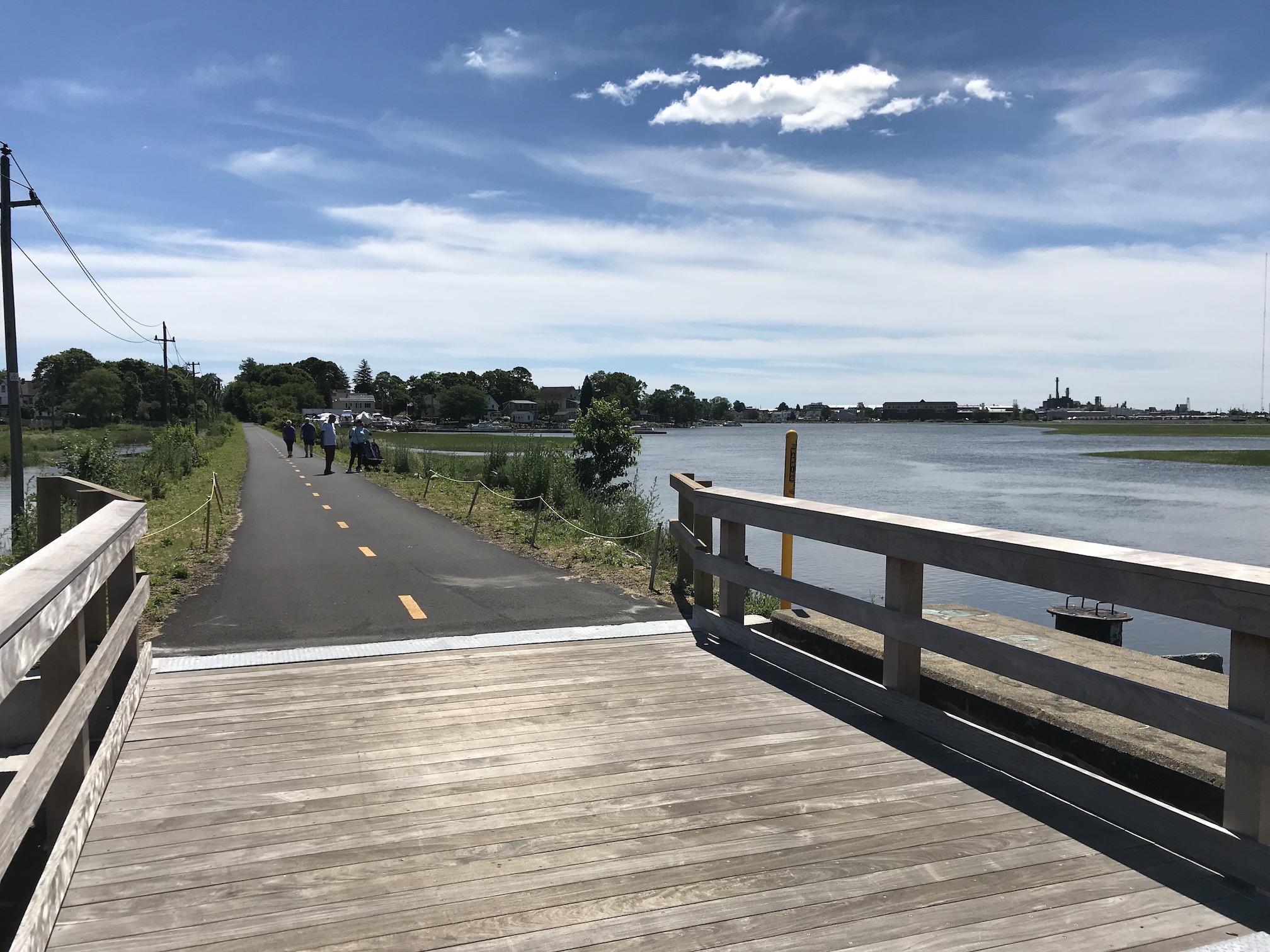 Views of the Saugus River marshes along the new Northern Strand Trail in West Lynn.