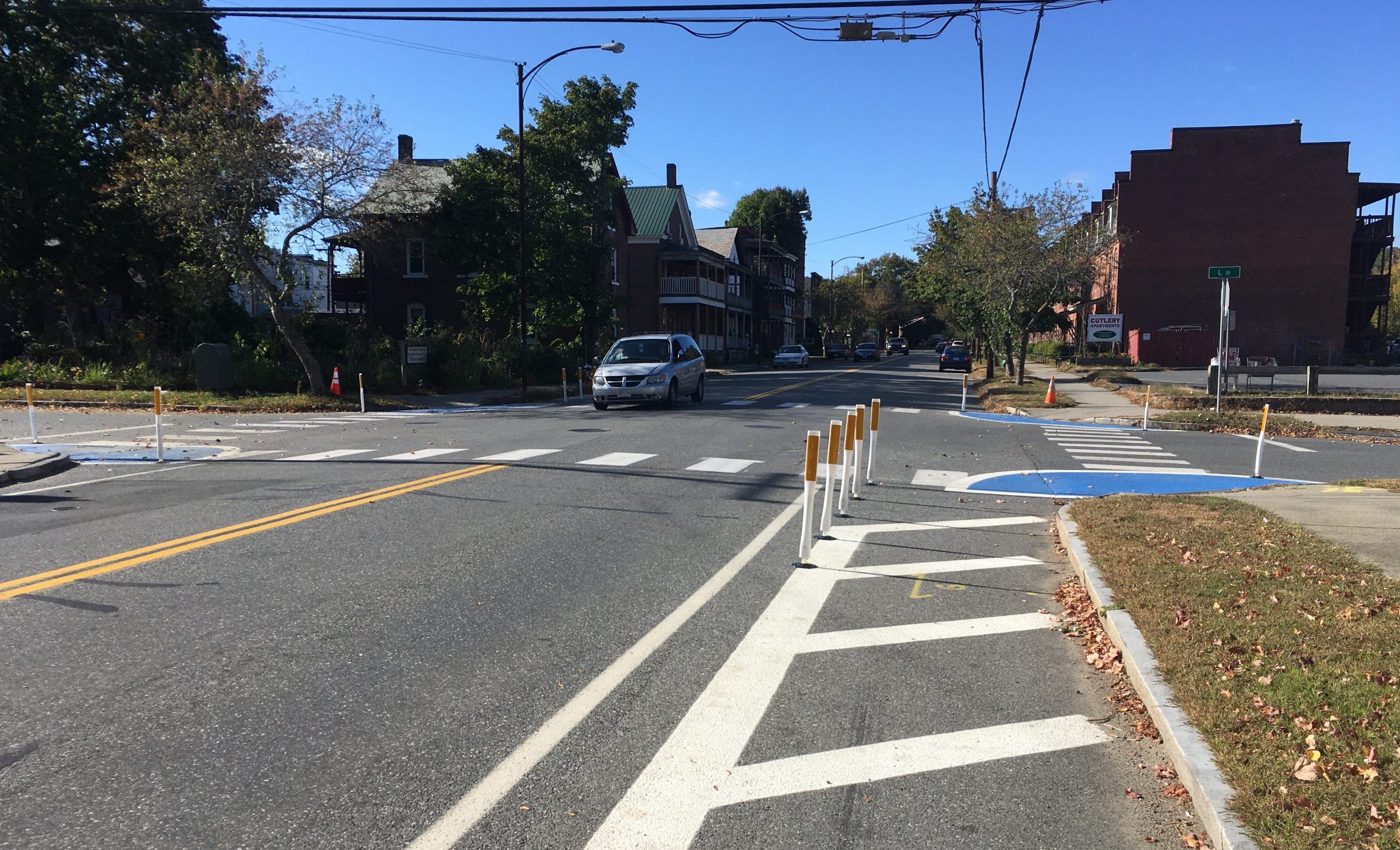 Turners Falls shared streets and spaces project in Montague, Mass.