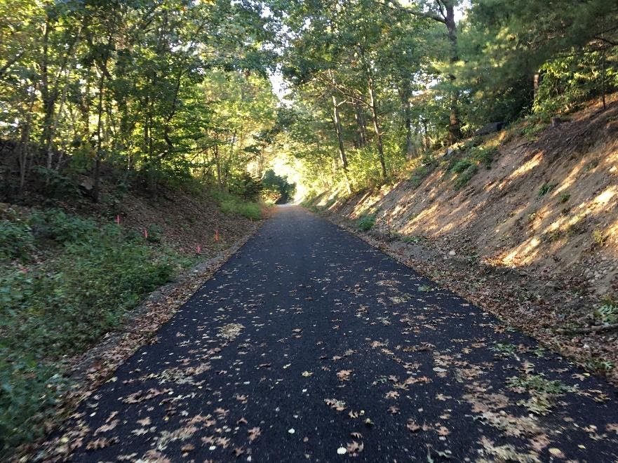 The new section of the Cochituate Rail Trail in Natick opened earlier this year, and connects the village of Saxonville in Framingham to Natick Center.