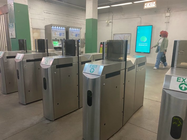 The fare gates at Copley were all open on the morning of June 24th, meaning the ride was free for passengers. This didn’t do much for me since I have a monthly pass, but I appreciated it nonetheless.
