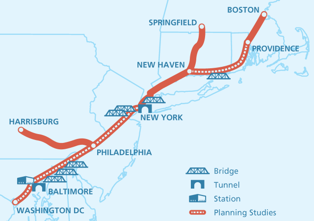 Feds Announce $16.4 Billion for Northeast Corridor Passenger Rail ...