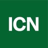 A green field with the letters "ICN" in a white sans-serif font